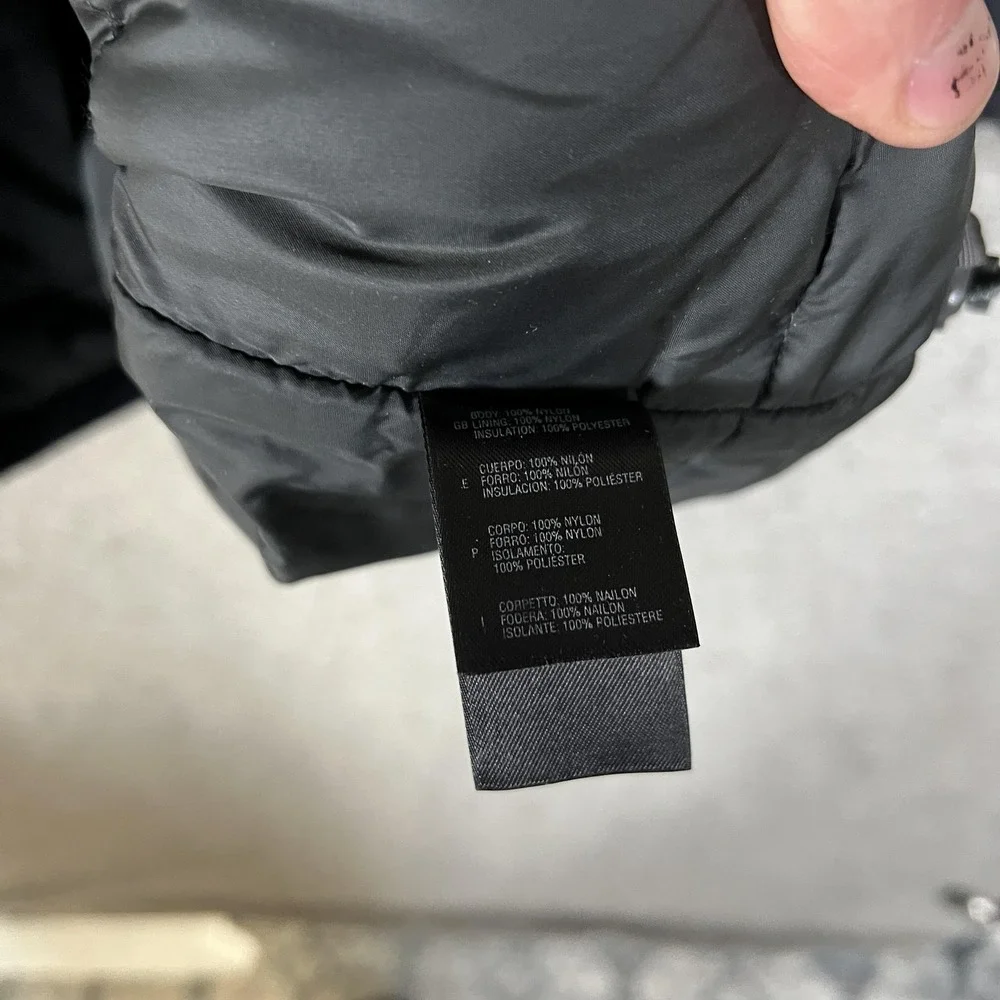 The North‎ Face Jacket Mens Large Black Hooded Insulated HyVent Ski Winter Coat
